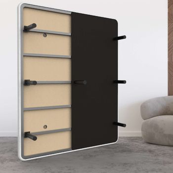 La Base Tapizada Blanco, 5cm de grosor. Tejido 3D acolchado con espuma, 4 aireadores.135x190 cm. Aglomerado 8mm,Tejido 3D Foamizado, Transpirable, Estructura 30x30x1mm, Con 6 Patas. Todas las medidas.