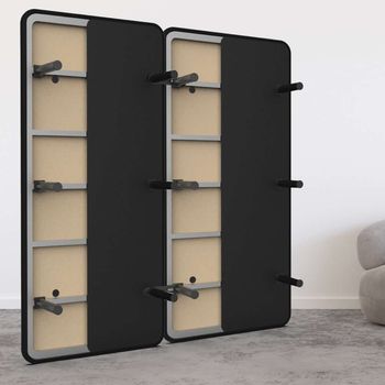 La Base Tapizada Negro, 5cm de grosor. Tejido 3D acolchado con espuma, 4 aireadores.135x190 cm. Aglomerado 8mm,Tejido 3D Foamizado, Transpirable, Estructura 30x30x1mm, Con 6 Patas. Todas las medidas.